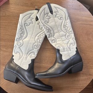 Women’s Kenzie Tall Western Boots with Memory Foam Insole – Wild Fable Sz 12